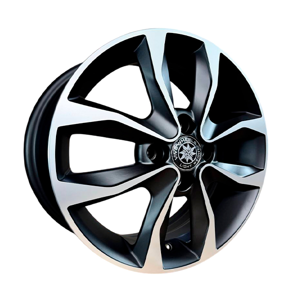 диски VIVE V-07 (JT011B) 5,5xR15 4x100 73,1 45 MATTE_BLACK MACHINE_FACE