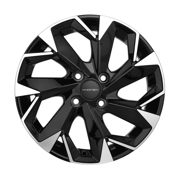 диски KHOMEN KHW1508 (15 ZV KIA RIO) 6,0xR15 4x100 54,1 46 BLACK-FP